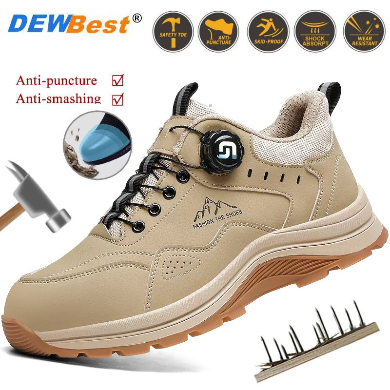Men'S Shoes Smart - Sapatos de Trabalho Masculinos com Biqueira