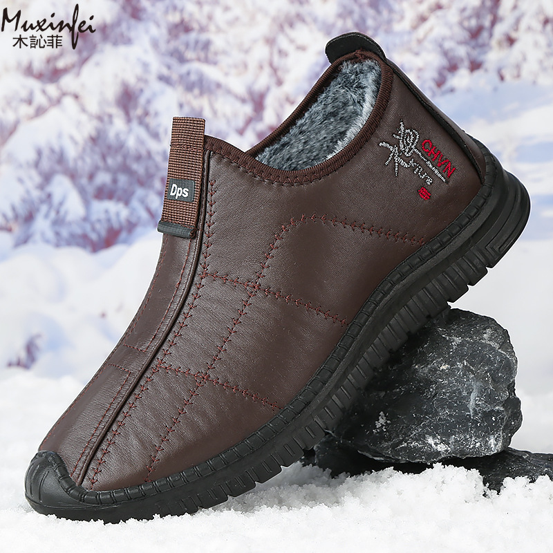 Men'S Shoes Hey Dude - Sapatos de algodão masculinos de inverno,