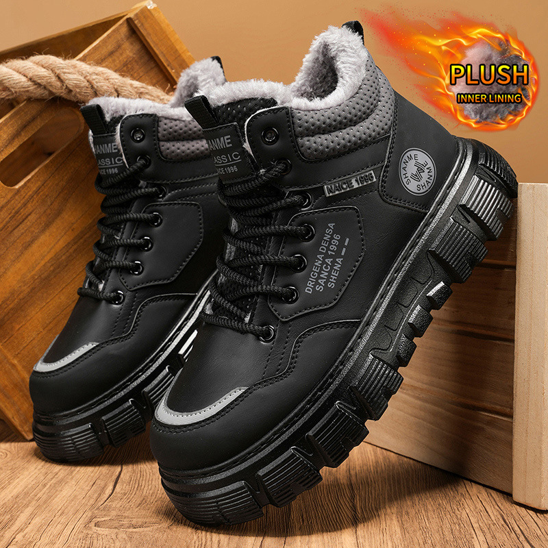 Botas masculinas de cano alto  - Men'S Shoes With Height Increase avaliação e preço